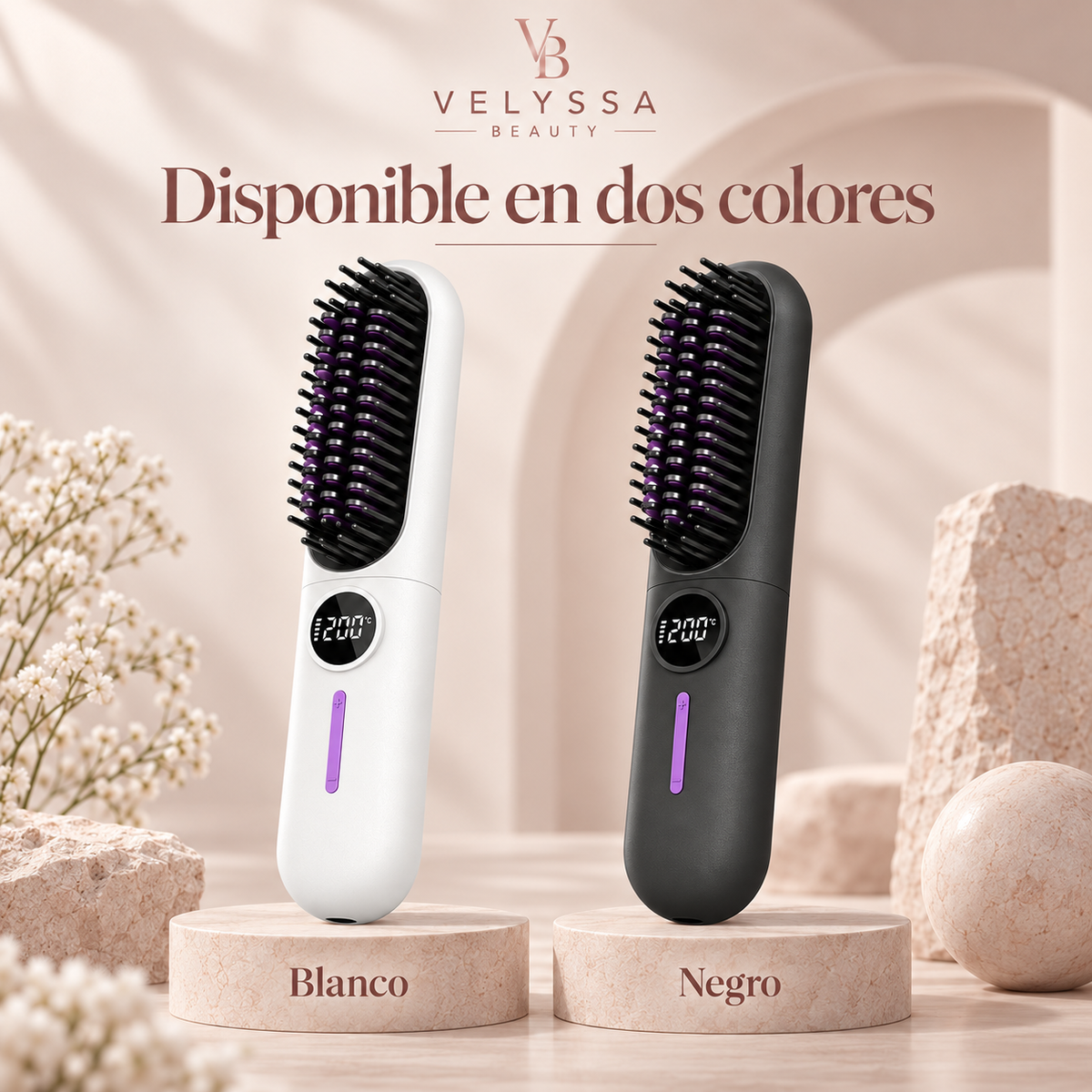 Velyssa SleekComb™ – Cepillo Alisador Térmico