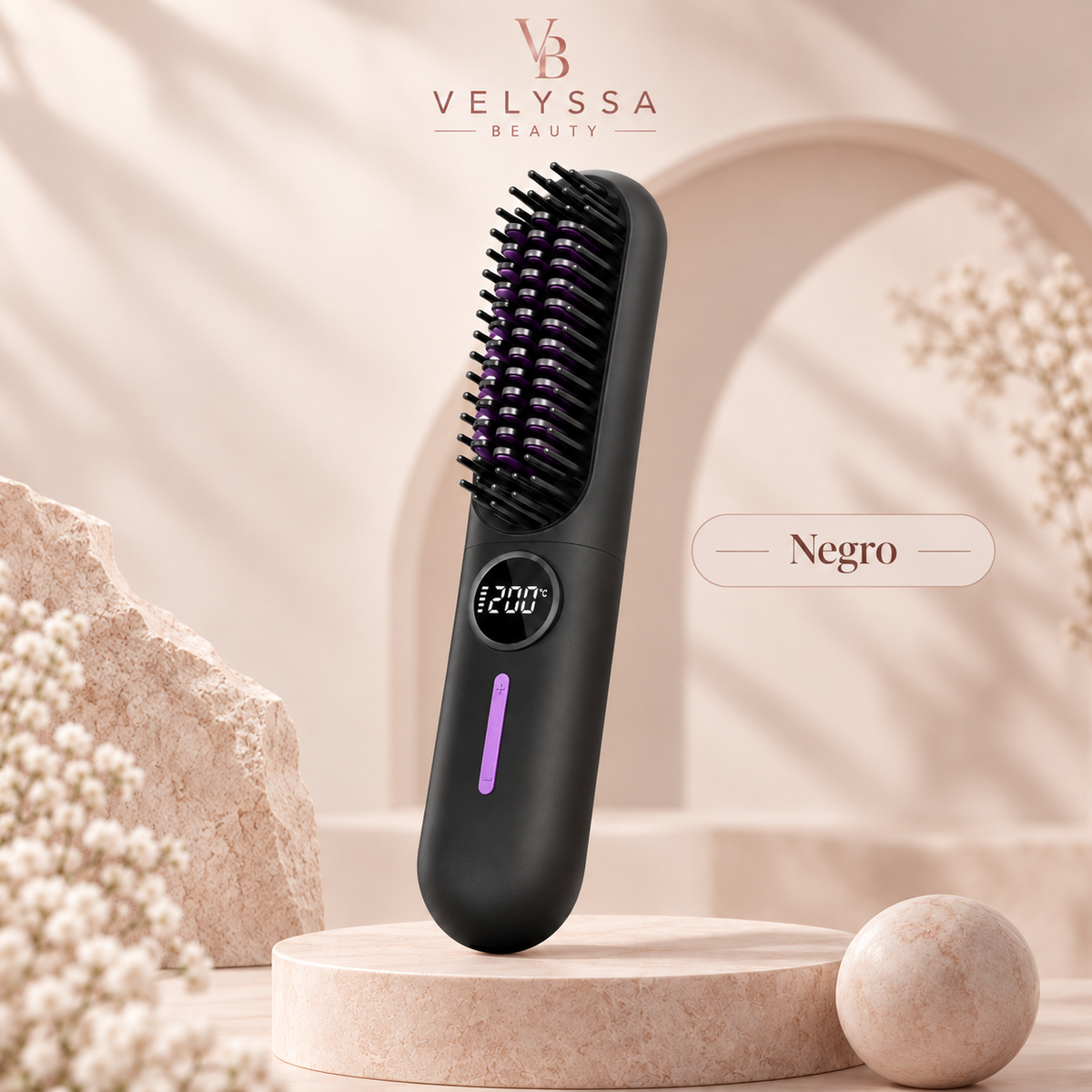 Velyssa SleekComb™ – Cepillo Alisador Térmico